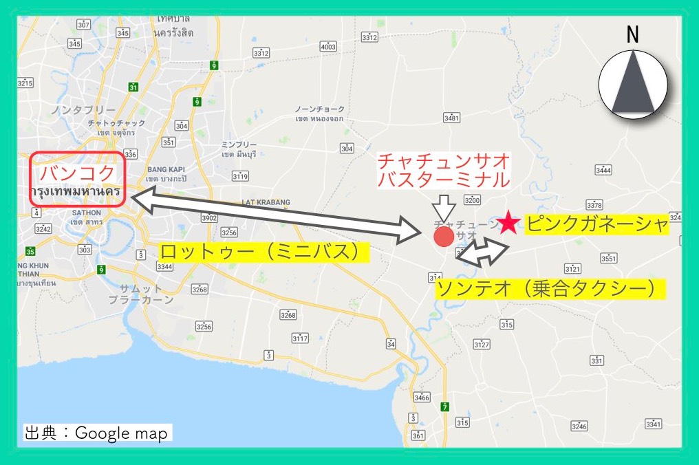 地図（ピンクガネーシャ・行き方）４