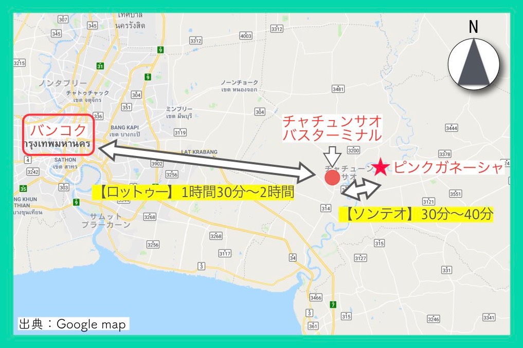 地図（ピンクガネーシャ・行き方）７
