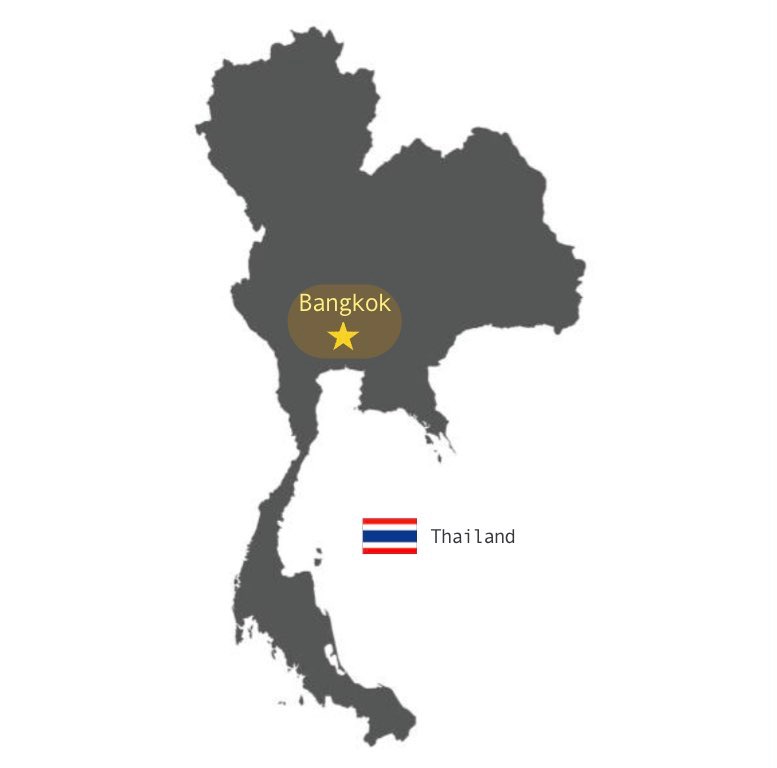地図（バンコク郊外）